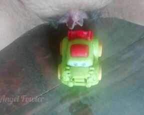 I took vengeance on my naughty stepbrother - piss on his car