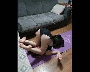Micro Milf Works on Flexibility
