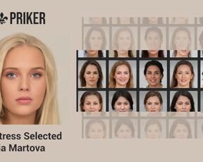 The beautiful blonde Lia Martova likes to take black cock