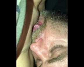 Making out with my wife’s tiny red swollen pussy