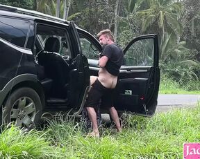 What would you do if you drove by us fucking on the side of the road?