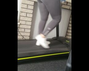 Step mom get nasty on tredmill when she saw step son erection