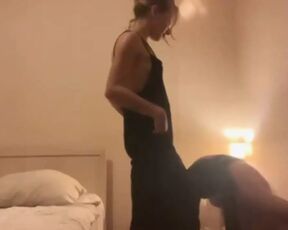 He Worships My Feet and Get Spanked