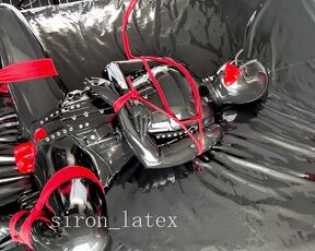 Siron is wrapped in a condom suit with only a hole in the nose tube and not a mm gap otherwise