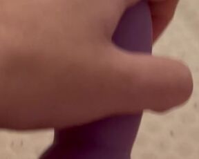 petite girl has some fun